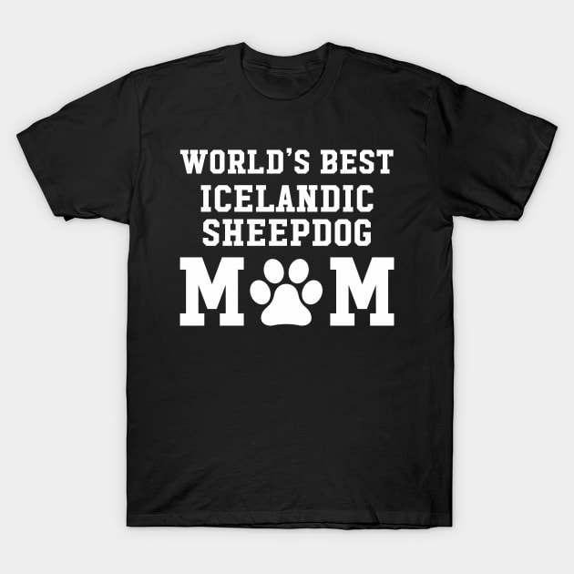 World’s Best Icelandic Sheepdog Mom T-Shirt by xaviertodd